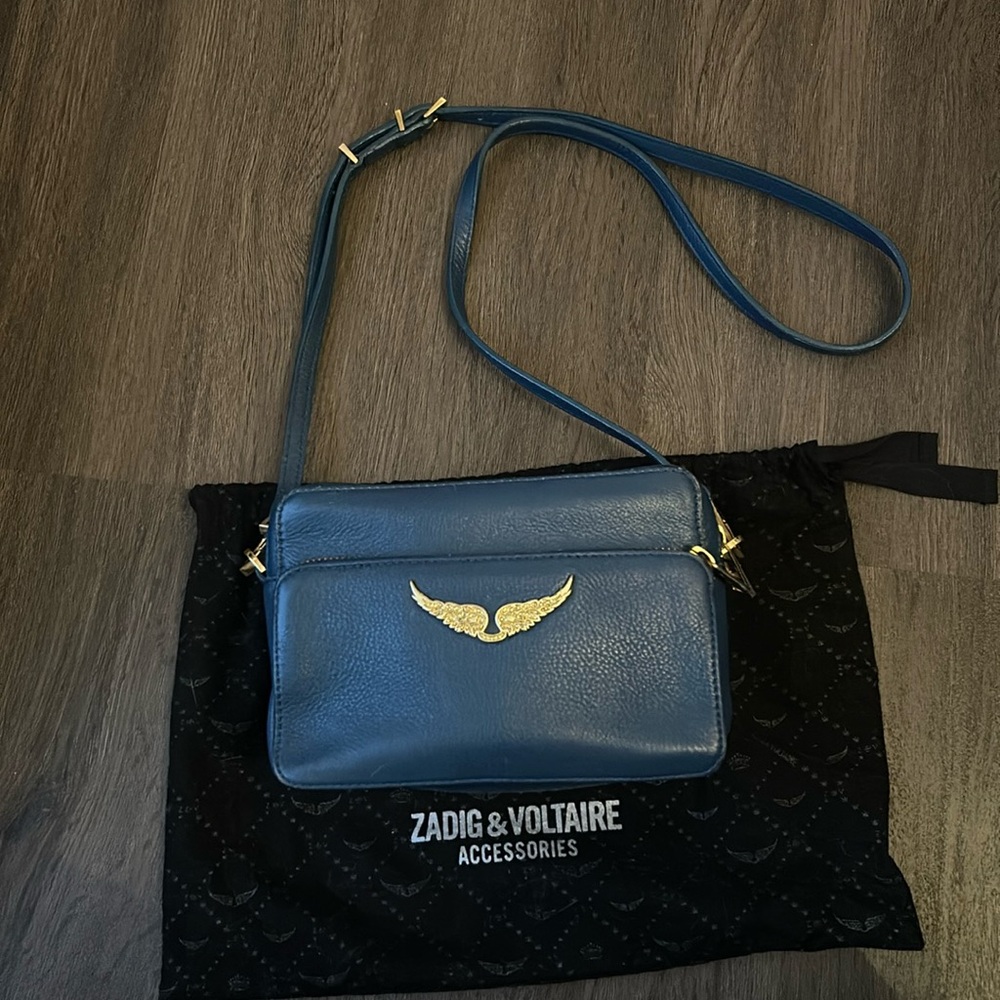Blue Zadig et Voltaire bag